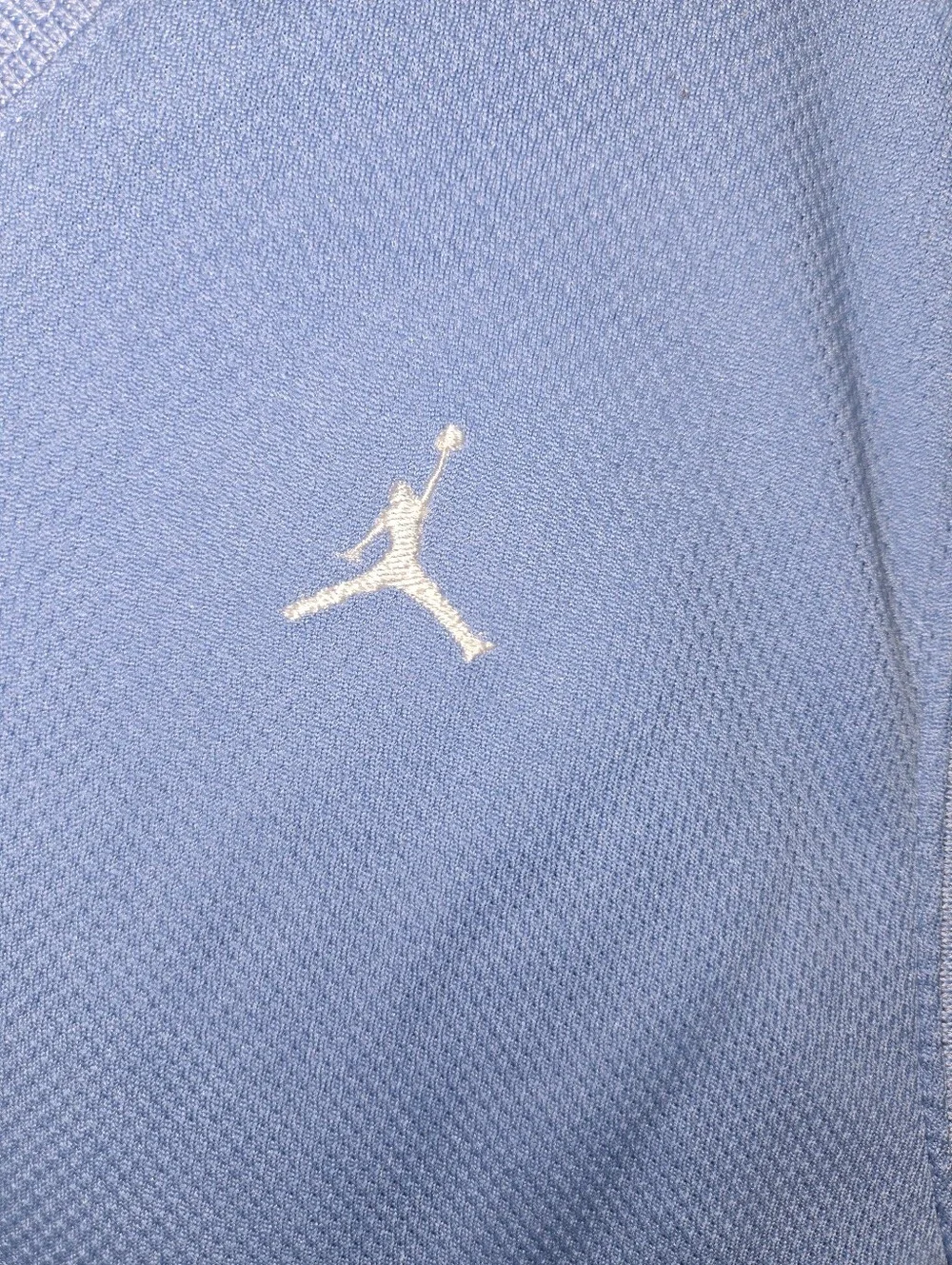 Jordan Men’s Light Blue Sleeveless Basketball Jersey North Carolina Tarheels XL